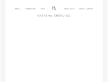 Tablet Screenshot of natashasherling.ie